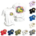 thumbnail image 1 of FYDUU Boys Graphic T-Shirts Kids Banana Printed Tee Shirt Boys Short Sleeve T Shirts Stylish Comfortable Tops Summer Crewneck Tshirts 2-3 Years, 1 of 3