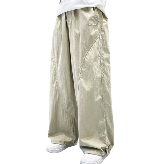 FYDUU Boys Pants Lightweight Breathable Wide Leg Trousers Summer Thin Casual Pants for Kids Outdoor Activewear Boys Back To School Pants Fashion Pants 6-7 Years