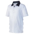 thumbnail image 1 of FYDUU Boys Polo Shirt Funny Print Short Sleeve Tops Kids Graphic Tees Comfortable Soft Breathable Casual Shirts Youth Collared Golf Shirts Cute Kids Clothes, 1 of 2