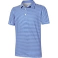 thumbnail image 1 of FYDUU Boys Polo Shirts Striped Short Sleeve Golf Shirts Casual Collared Tops for Kids School Uniform Shirt Boy's Soft Comfortable Fit Tops 5-6 Years, 1 of 3
