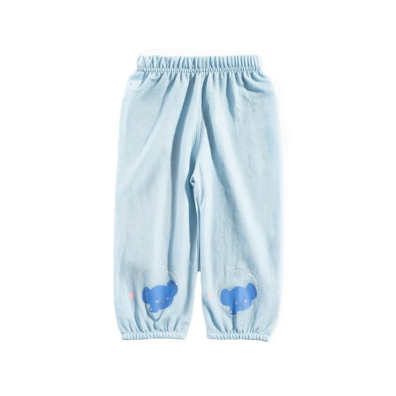 FYDUU Boys Relaxed Fit Pants Baby Boys Girls Pants Summer Cratoon Print Toddler Pull On Jogger Pants Loose Sweatpants Trousers 12-18 Months