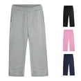 thumbnail image 1 of FYDUU Boys Sweatpants Boys Pants Kids Casual Trousers Elastic Waist Athletic Joggers Loose Fit Comfort Sweatpants School Everyday Bottoms Comfort Bottoms 14-15 Years, 1 of 3