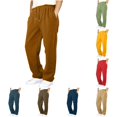 thumbnail image 1 of FYDUU Boys Sweatpants Elastic Waist Open Bottom Athletic Joggers Sweat Pants Kids Casual Pants with Pockets Loose Fit Drawstring Sweatpants Fashion Slacks 11-12 Years, 1 of 6