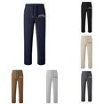 thumbnail image 1 of FYDUU Boys Sweatpants Straight Leg Elastic Waist Open Bottom Athletic Joggers Lightweight Loose Fit Trousers Casual Bottoms with Pockets Vacation Pants 6-7 Years, 1 of 4