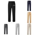 thumbnail image 1 of FYDUU Boys Sweatpants Straight Leg Elastic Waist Open Bottom Athletic Joggers Lightweight Loose Fit Trousers Casual Bottoms with Pockets Versatile Pants 12-13 Years, 1 of 4