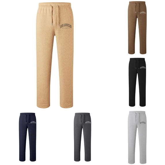 FYDUU Boys Sweatpants Straight Leg Elastic Waist Open Bottom Athletic Joggers Lightweight Loose Fit Trousers Casual Bottoms with Pockets Versatile Slacks 11-12 Years