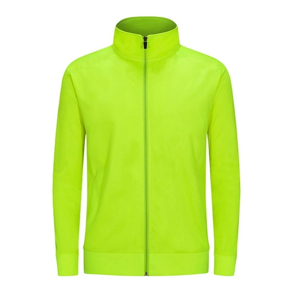 FYDUU Boys Training Jacket Stand Collar Full Zip Up Lightweight Athletic Jackets Kids Comfortable Sports Casual Outerwear Solid Color Fall Coats Cute Kids Clothes