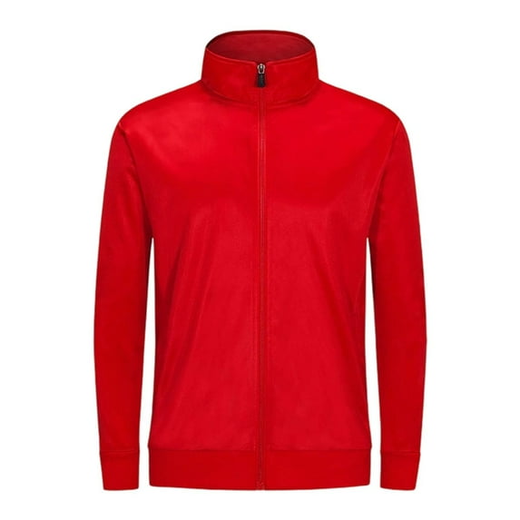 FYDUU Boys Training Jacket Stand Collar Full Zip Up Lightweight Athletic Jackets Kids Comfortable Sports Casual Outerwear Solid Color Fall Coats Stylish Comfort