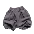 thumbnail image 1 of FYDUU Child Toddler Boys Girls Elastico Pants Casual Summer Holiday Solid Trousers Cute School Clothes 4-5 Years, 1 of 5