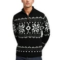thumbnail image 1 of FYDUU Christmas Sweater Cardigan Men's Autumn Winter Outdoor Casual Cardigans Style Slim Fit Pullover Knit Sweater Jacket Soft Knit Sweaters, 1 of 4