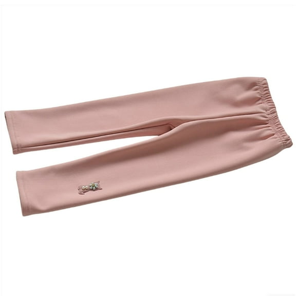 FYDUU Girls' Athletic Pants Toddler Girls Thermal Leggings Cute Pattern Winter Lined Leggings Children Baby Thick Warm Trousers 5-6 Years