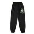 thumbnail image 1 of FYDUU Girls Casual Jogger Pants Girls Sweatpants Kids Stylish Sweatpants Autumn Winter Sweat Pants Elastic Waist Drawstring Athletic Joggers 3-4 Years, 1 of 7