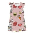 thumbnail image 1 of FYDUU Girls Nightgowns Pajamas Dress Easter Print Sleepwear Nightdress Fashion Princess Dresses Cute Toddler Night Sleep Dress Comfy Sleep Dress For 7-8 Years, 1 of 2