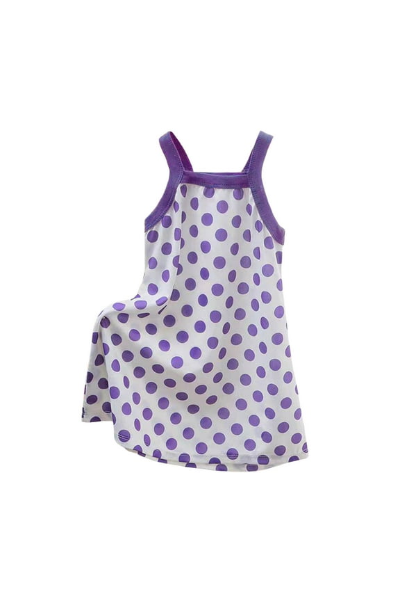 Girls Nightgowns Toddler Kids Fashion Cute Print Nightdress Sleeveless Casual Dress Sleepwear Soft Pajamas Dresses 12-18 Months