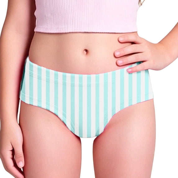 FYDUU Girls Swim Bottoms Striped Girls' Swimwear Swim Briefs Bikini Bottoms Beachwear Soft Comfortable Swimming Bottoms For Kids Bathing Suit 2-3 Years