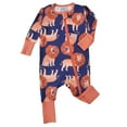 thumbnail image 1 of FYDUU Baby Boys Long Sleeve Onesies Bodysuits One-Pieces Zip Up Romper Soft Comfortable Pajamas Everyday Wear And Home Outfits Comfy Versatile 9-12 Months, 1 of 3
