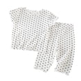 thumbnail image 1 of FYDUU Kids Baby Girls Boys Pajamas Kids Summer Short Sleeve Sleepwear Set Comfort Pajamas Outfit Casual Loungewear 2 Piece Set Comfort Sport Wear 8-9 Years, 1 of 9