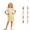 thumbnail image 1 of FYDUU Kids Girls Sleeveless Plaid Overalls Dress with Pocket Adjustable Strap Suspender Dresses Casual Knee-Length Fall Clothes 10-11 Years, 1 of 7
