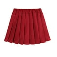 thumbnail image 1 of FYDUU Kids Girls Summer Fashion Waist Tennis Pleated Slim Skirt Casual Mini Waist Skirt Fashion High Skirt Fashionable Cute 9-10 Years, 1 of 7
