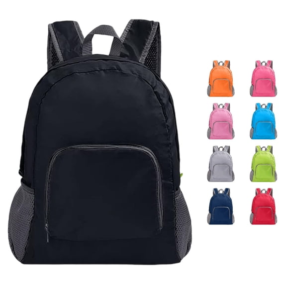 FYDUU Lightweight Packable Backpack Travel Hiking Backpacks Casual Foldable Daypack for Outdoor Activities with Zipper Side Pockets