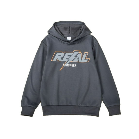 FYDUU Little Boys Hoodies & Sweatshirts Knit Pullover With Reflective Print For Teenagers Comfortable Long Sleeve Casual Wear Leisure Vintage 6-7 Years