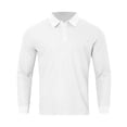 thumbnail image 1 of FYDUU Men's Classic Fit Polo Shirt Lapel Long Sleeve Sports Golf Shirts T Shirt Tops Classic Casual Polo Shirts Stylish Pullover Shirt Button T-Shirt Tops, 1 of 4