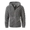 thumbnail image 1 of FYDUU Men's Lined Cardigan Sweater Coat Hooded Lined Long Sleeve Cardigan Jacket Soft Warm Winter Outwear Casual Cardigans Men's Knit Sweater, 1 of 9