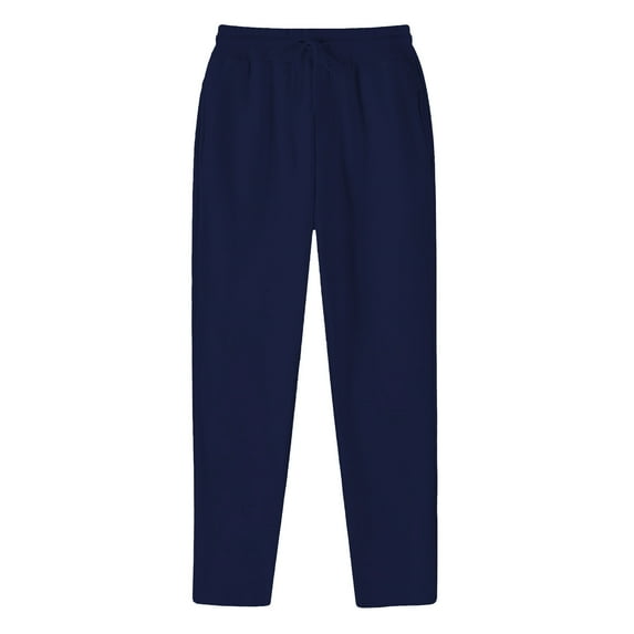 FYDUU Men's Relaxed Joggers Mens Casual Pants Solid Color Drawstring Elastic Waist Loose Workout Sweatpants With Pocket Track Trousers Classic Trouser Pants