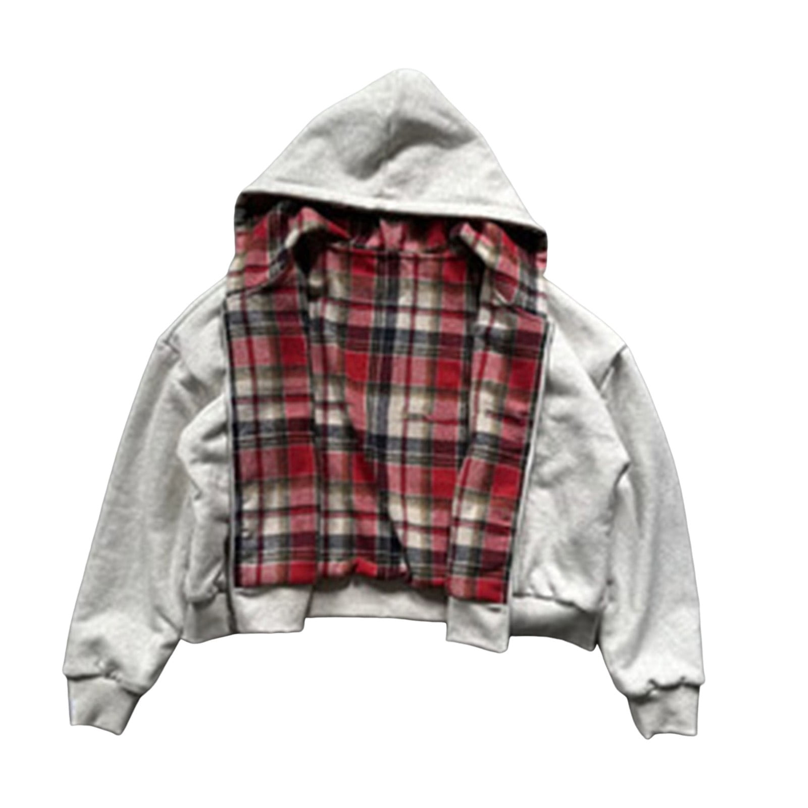 FYDUU Mens Zip Up Hooded Sweatshirt Reversible Hooded Zipper Jacket Sweatshirt Casual Streetwear Athletic Jackets Outdoor Wear Trendy Sweatshirts
