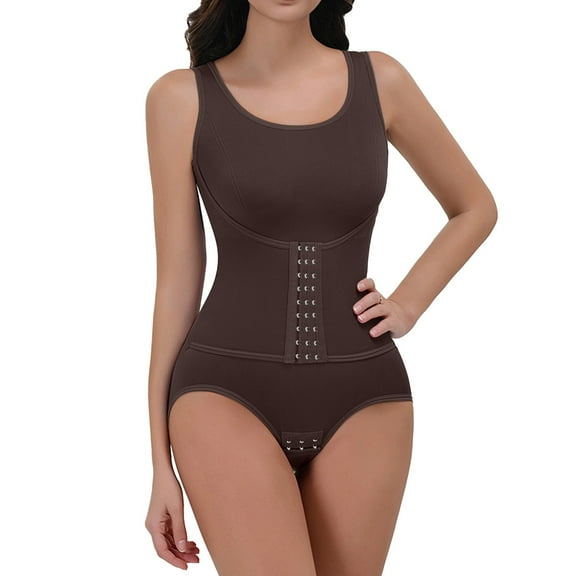 FYDUU Shapewear Bodysuit For Women Tummy Control Body Shaping Body Suits Waist Trainer Compression Bodysuits Trendy Bodysuits Tops
