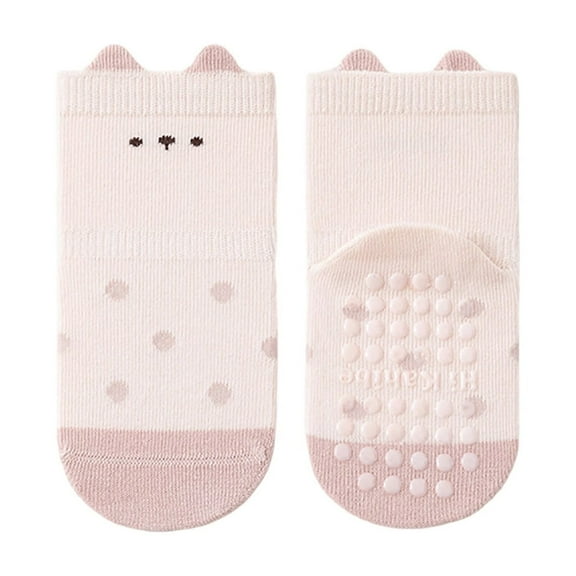FYDUU Soft Baby Socks For Toddlers And Breathable Kids Socks Learning Walking Socks Cute Cartoon Mid Crew Home Floor Socks For Boys Girls Adorable Halloween 1-3 Years