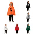 thumbnail image 1 of FYDUU Toddler Boys Halloween Ghost Cloak Cape Hooded Tops with Black Pants 2 Piece Outfit Set Kids Holiday Casual Clothes, 1 of 9