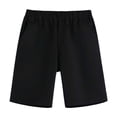 thumbnail image 1 of FYDUU Toddler Boys Shorts Stretch School Uniform Shorts Summer Kids Casual School Shorts Elastic Waist Lightweight Golf Shorts Temperament Suit 4-5 Years, 1 of 4