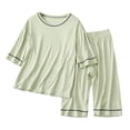 thumbnail image 1 of FYDUU Toddler Boys Sleepwear Pajama Set Summer Kids Comfortable Short Sleeve Homewear Loungewear For Children Soft Breathable Outfit Soft Comfy Clothes 4-5 Years, 1 of 3