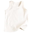 thumbnail image 1 of FYDUU Toddler Fashion Girl Casual Sports Top Comfortable Solid Striped Ribbed Sleeveless Turtleneck Top Daily Outings Fashionable Cute 3-4 Years, 1 of 3