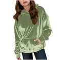thumbnail image 1 of FYDUU Toddler Girl's Hoodie Long Sleeve Soft Sweatshirt Graphic Hoody Kids Cute Pullovers Top Clothes For Girls And Boys Handsome Fashion 6-7 Years, 1 of 6
