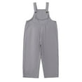 thumbnail image 1 of FYDUU Toddler Girls Overalls Sleeveless Adjustable Jumpsuits Kids Casual Loose Romper Cute Long Pants Trousers Comfort Sport Wear 2-3 Years, 1 of 5