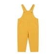 thumbnail image 1 of FYDUU Toddler Girls Overalls Sleeveless Adjustable Jumpsuits Kids Casual Loose Romper Cute Long Pants With Pockets Adorable Comfort 6-7 Years, 1 of 5