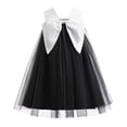thumbnail image 1 of FYDUU Toddler Girls Sleeveless Holiday Party Bowknot Dress Dance Party Dresses Dresses Casual Sundress Soft Fall Clothes 7-8 Years, 1 of 7
