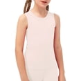 thumbnail image 1 of FYDUU Toddler Girls Workout Tank Top Stretchy Yoga Vest For Kids Soft Breathable Athletic Tee Comfortable Activewear For Sports And Dance Adorable Comfort 7-8 Years, 1 of 5