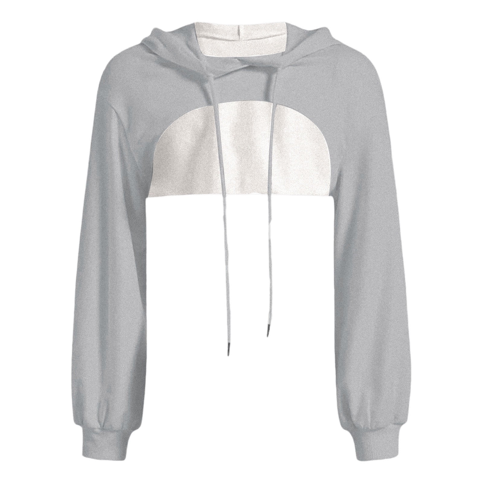 Hooded Crop Tops
