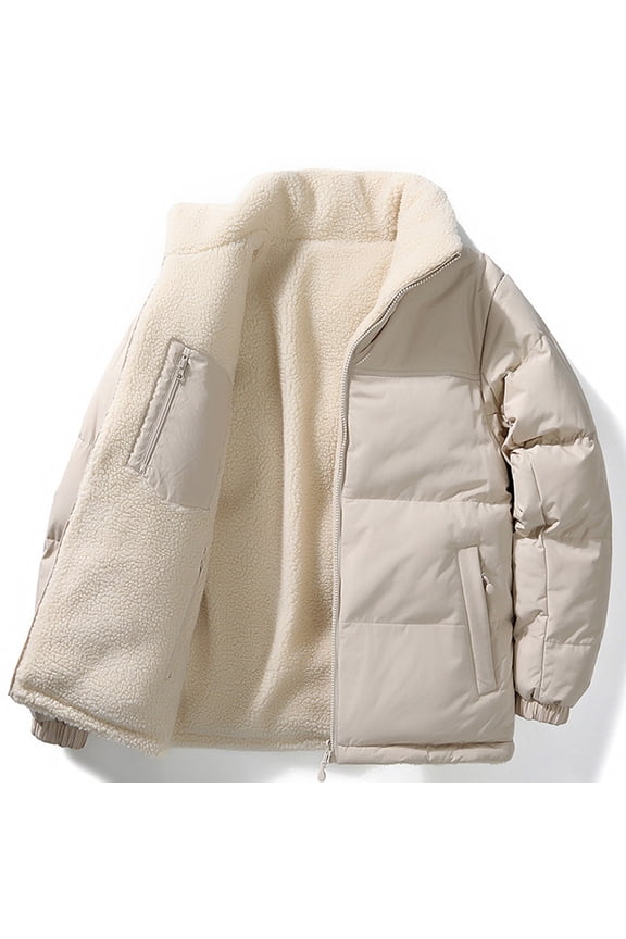 Women's Winter Coats Reversible Down Coat Warm Jacket Hooded Parka Puffer Jacket For Women Warm Padded Fashion Outerwear Women Winter Coats