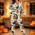 thumbnail image 1 of FYDUU Womens Pajama Sets Cute Printed Long Sleeve Top and Pants Loungewear Set Halloween Pajamas for Women Casual Sleepwear Fall Outfits Travel Nightwear, 1 of 6