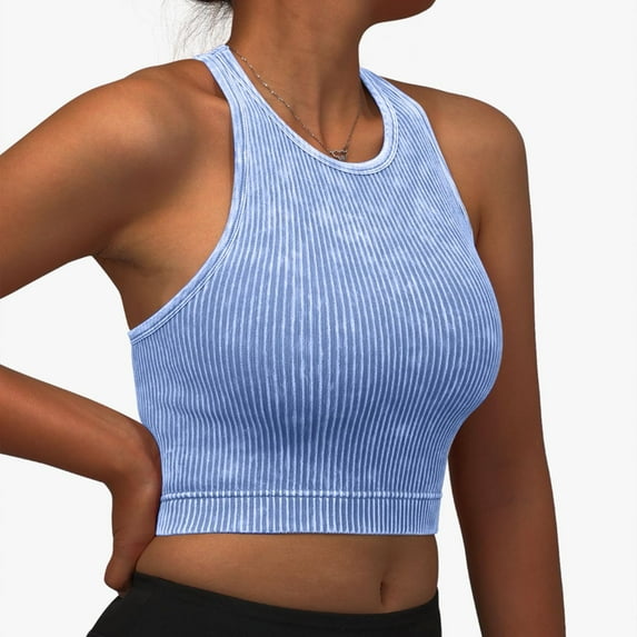 FYDUU Womens Sports Bras New Women's Seamless Sports Bra Vertical Stripe Sexy Back Underwear Women Running Gather Quick Drying Bra Support Push Up Bras