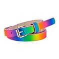 thumbnail image 1 of FYEGRE Adjustable Waist Belt for Kids Boys and Girls with Secure Buckle Design for Jeans Dresses and Pants Hot Pink One Size, 1 of 6