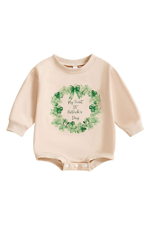 Baby Fearfully Wonderfully Made Custom Name Outfit Girls Bodysuit Toddler Long Sleeve Apparel Beige 3-6 Months