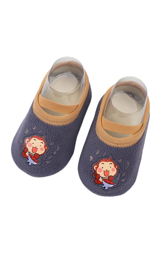 Breathable Early Education Indoor Sneakers For Toddlers Flexible Sole Development Walking Shoes Boys Girls Non- Lightweight Design Grey 2-3 Years