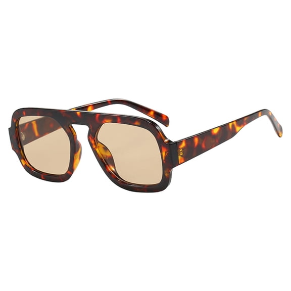 FYEGRE Classic Round Retro Sunglasses for Women and Men with Large Frame Protective Eyewear Khaki