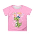 thumbnail image 1 of FYEGRE Girls Graduation Graphic T-Shirt for Kids, Children Academic Ceremony Short Sleeve Tee, Casual Wear for Graduation Party, School Anniversary Pink 4-5 Years, 1 of 3