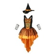 thumbnail image 1 of FYEGRE Halloween Mesh Sling Witch Attire for Women Elegant Gathering Performance Outfit Courtly Style Design Orange XL, 1 of 5